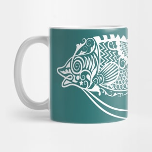Fish pattern Mug